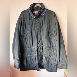 Classic Military Field Jacket in Dark Green